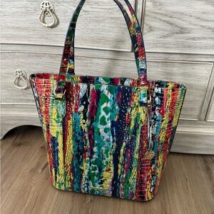 Brahmin.. Energy.. Melbourne..Genuine Croc-Embossed Leather. Abigail Tote